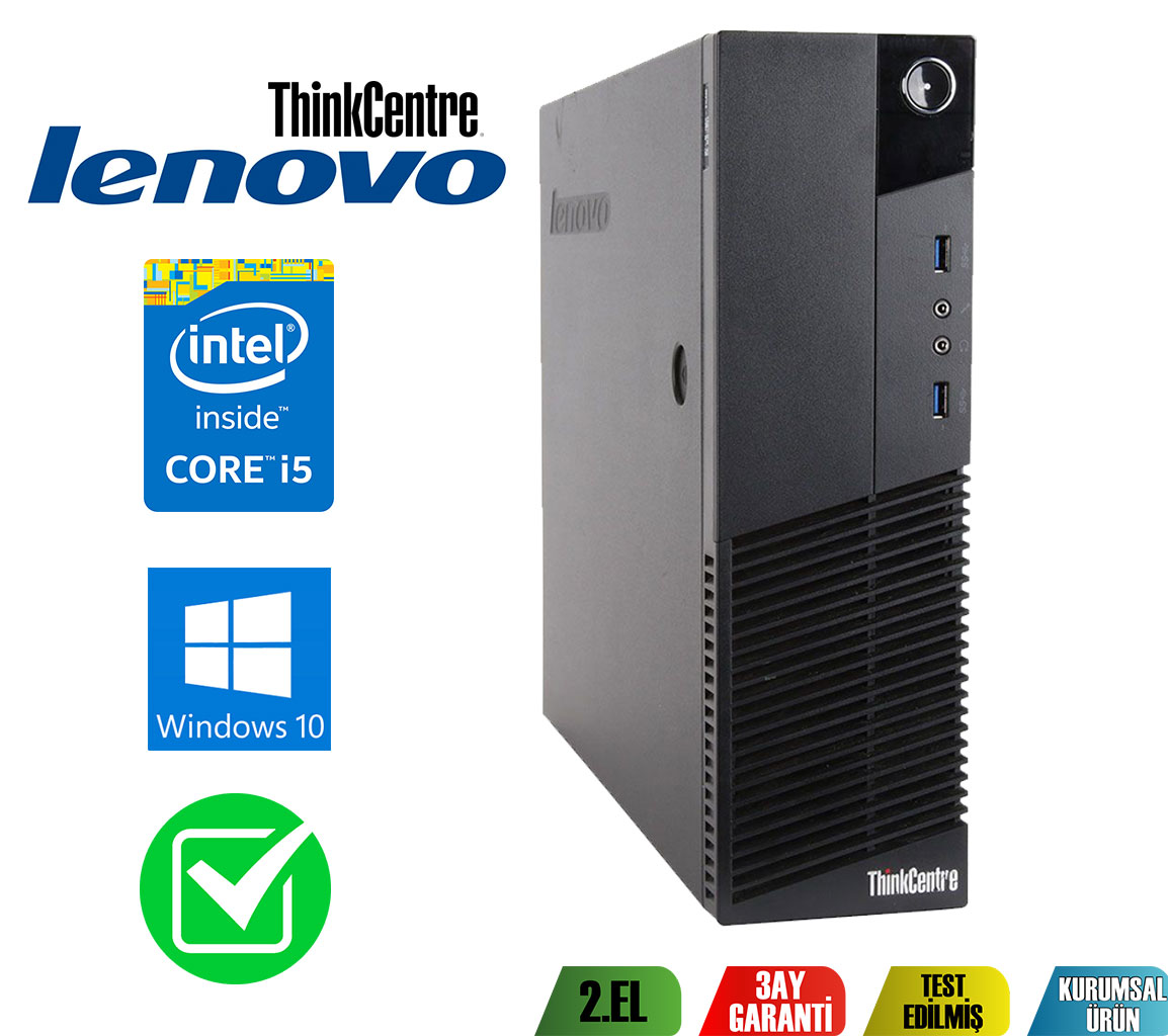Lenovo Thinkcentre M93P İ5-4570 8GB DDR3 500GB HDD Masaüstü Pc