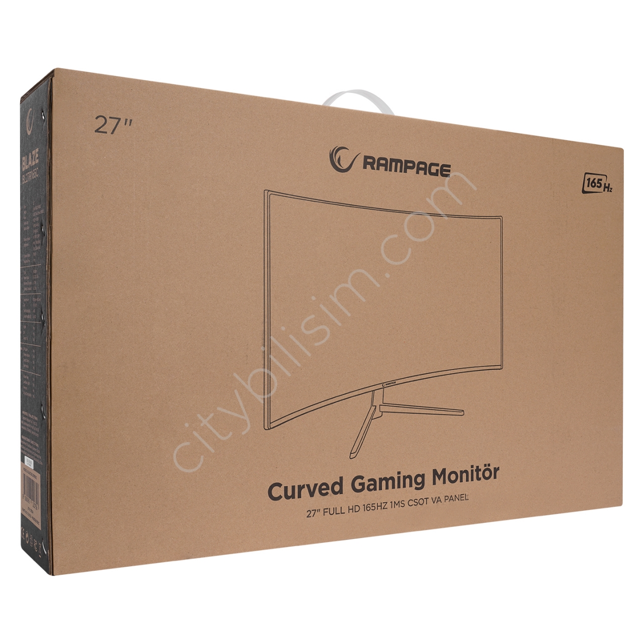 Rampage BLAZE BL27R165C 27" 165Hz 1MS CSOT VA Full HD FreeSync PC Curved Oyuncu Monitörü