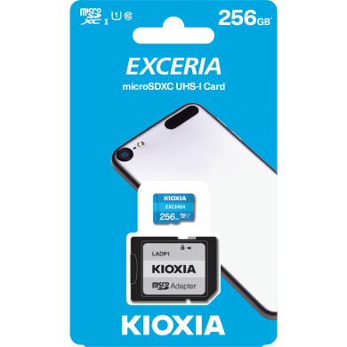 256GB MICRO SDHC C10 100MB/s KIOXIA LMEX1L256GG2
