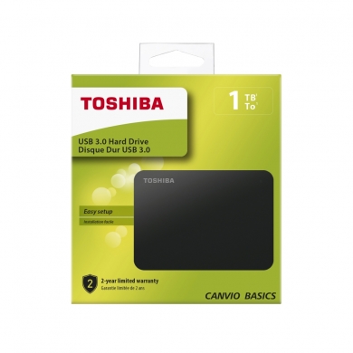1TB Canvio Basics 2.5" USB3.0 TOSHIBA HDTB410EK3AA