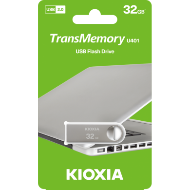 32GB USB2.0 KIOXIA METAL USB BELLEK LU401S032GG4