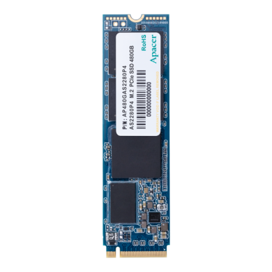 Apacer AS2280P4 512GB 2100/1500MB/s NVMe PCIe Gen3x4 M.2 SSD Disk (AP512GAS2280P4-1)