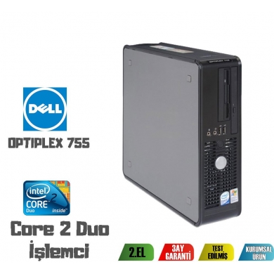 Dell Optiplex 755 İntel Core 2Duo CPU + 2GB RAM + 80GB HDD