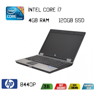 HP ELITEBOOK 8440P i7-M620 4GB RAM 120GB SSD 14.1" Notebook