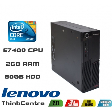 Lenovo ThinkCentre Core2 E7400 2,80Ghz CPU 2GB RAM 160GB HDD
