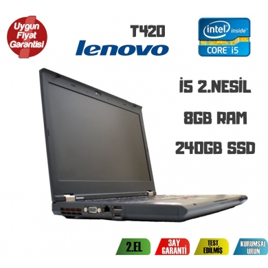 Lenovo Thinkpad T420 İntel İ5-2520M 8GB 240GB SSD 14.1" Notebook